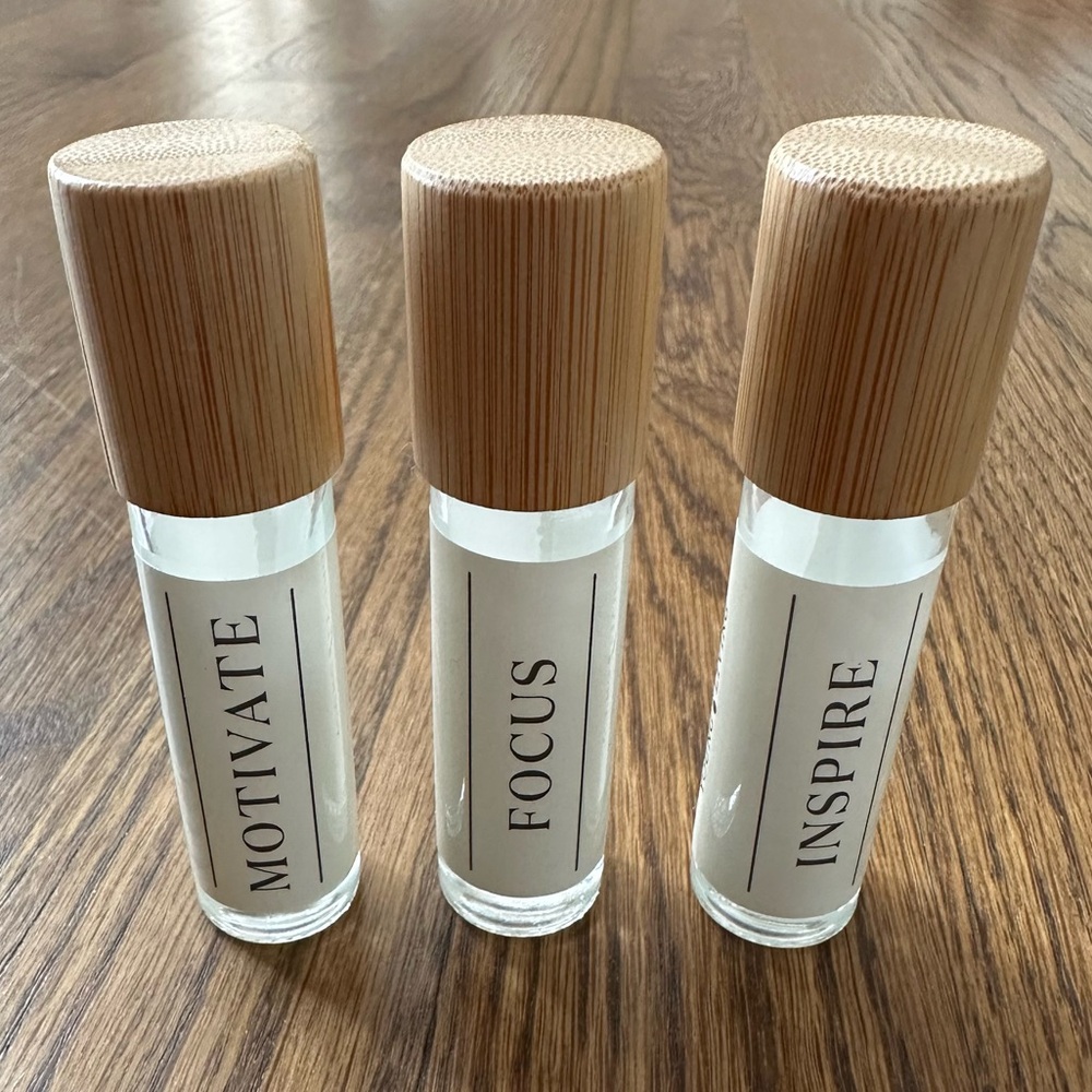 Young Living Essential Oil Glass Roller Ball Set NEW